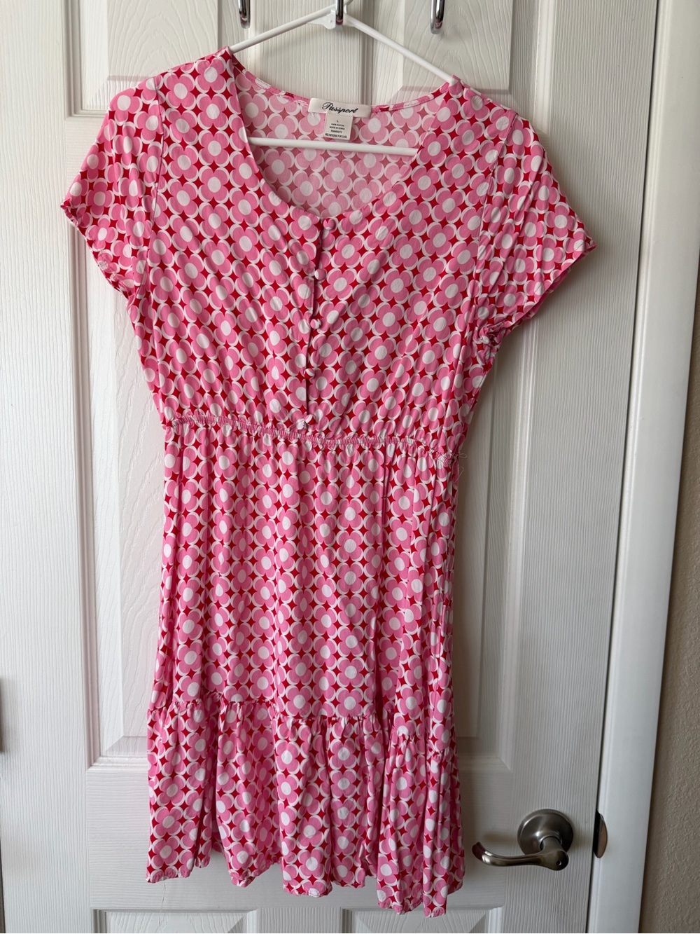 Passport Pink & White Polka Dot Mini Dress